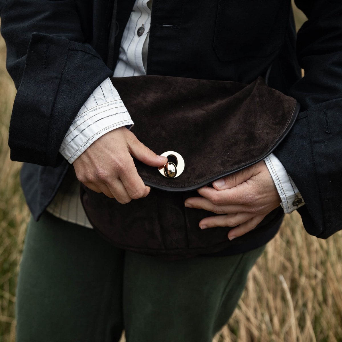 Soft musette S Janice - Marron Foncé (image n°7)