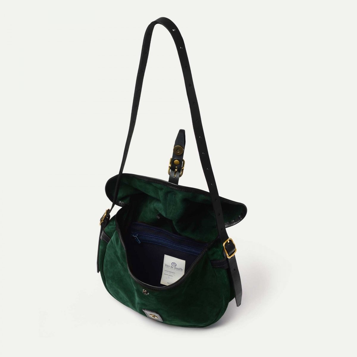 Margot half moon fisherman's bag - Dark green (image n°4)