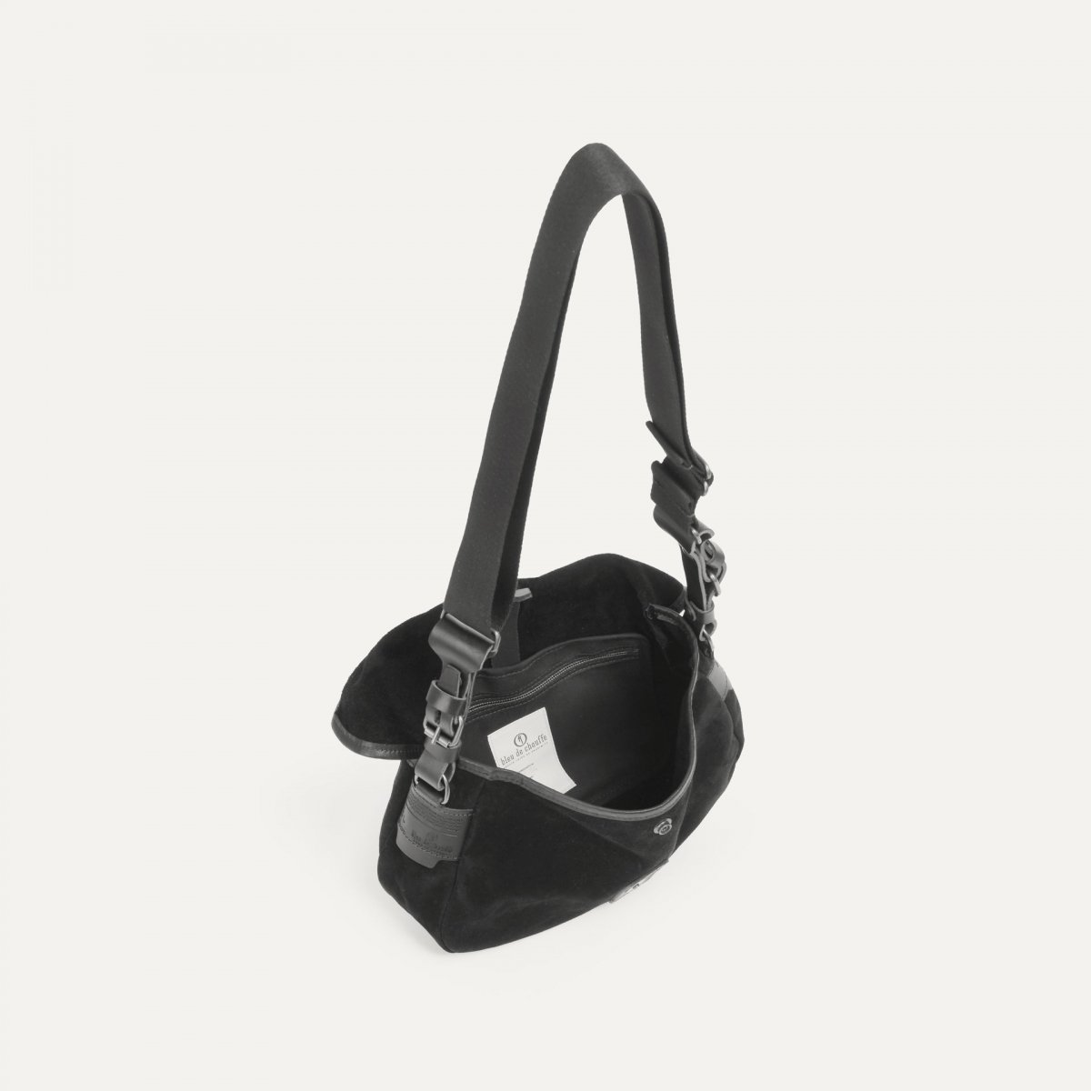 Musette du Pêcheur XS / Cuir Velours - Marron Noisette (image n°5)