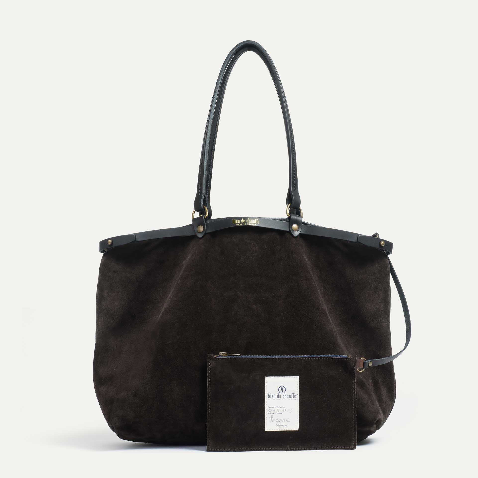 Adèle tote bag - Dark Brown (image n°1)