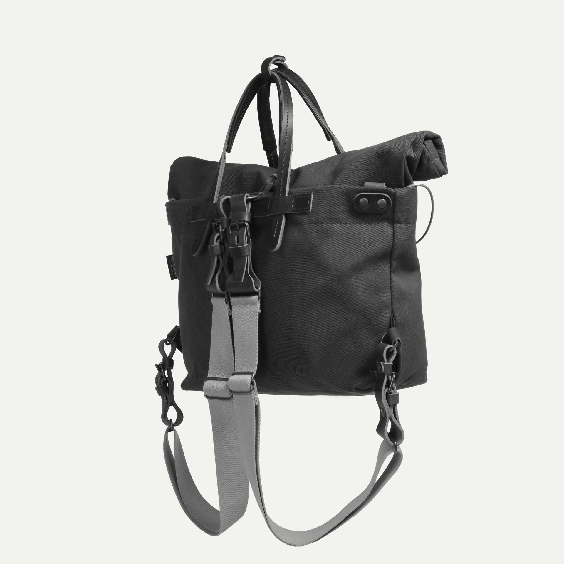 Woody business removable Backpack Strap - Black/Beige (image n°4)