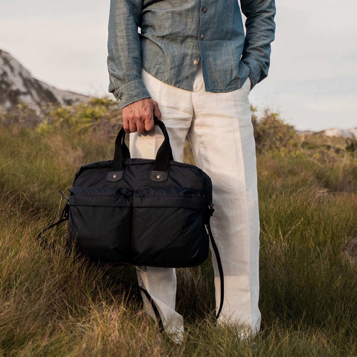 Paraglyde business bag - Navy/Black (image n°6)