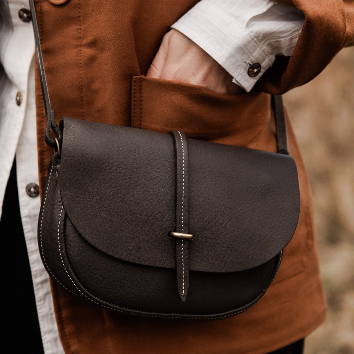 Mini Posttasche Java - Grau (image n°7)