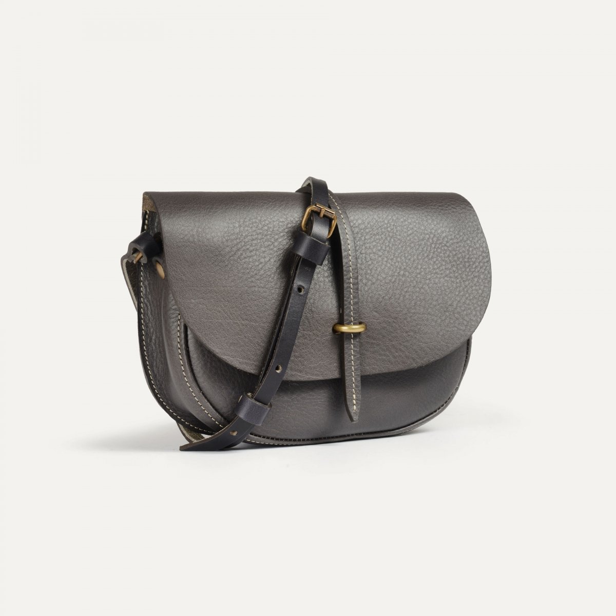 Java mini Postman bag - GreyJava Mini postman bag / handbag - Grey (image n°2)