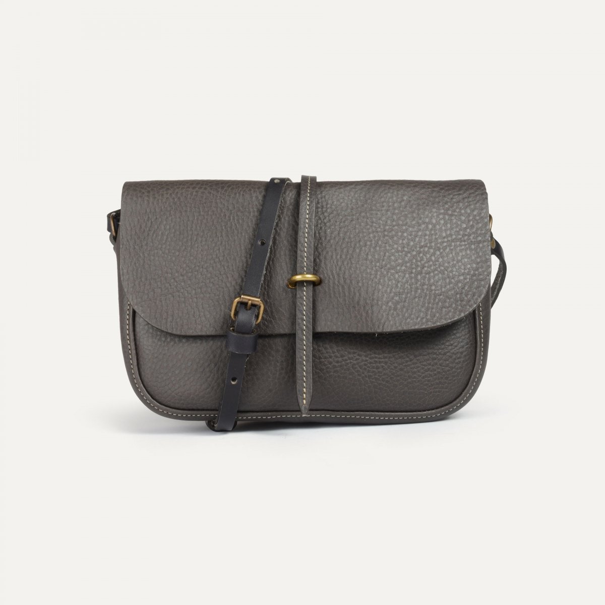 Sac postier Pastiche - Gris (image n°1)