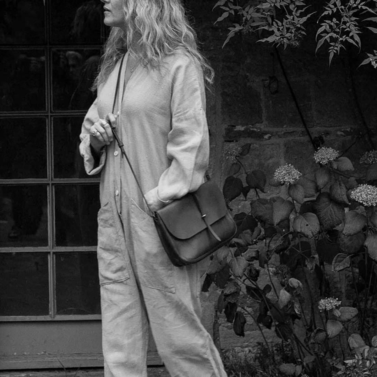 Pastel postman bag / handbag - Grey (image n°7)