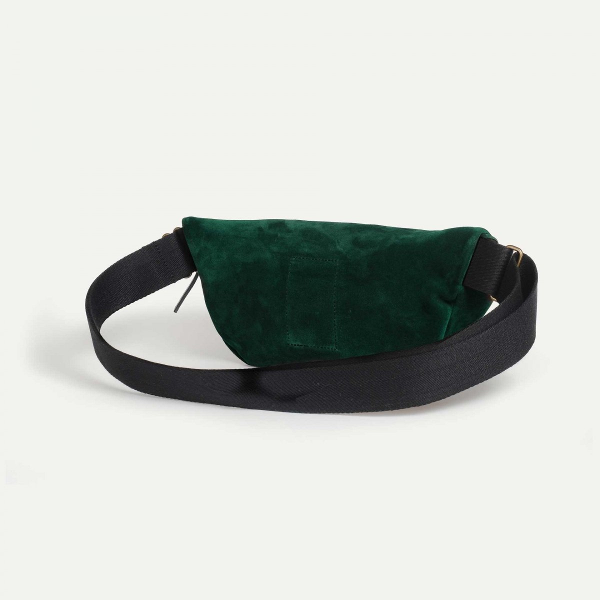 New Beat Belt bag / Suede - Dark green (image n°2)
