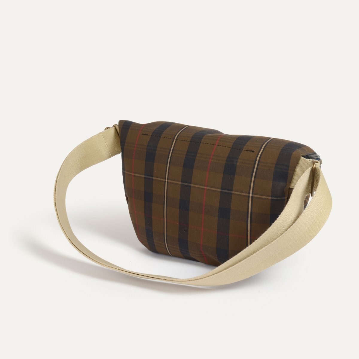 Sac Banane New Beat XL - Tartan brun rouge (image n°3)
