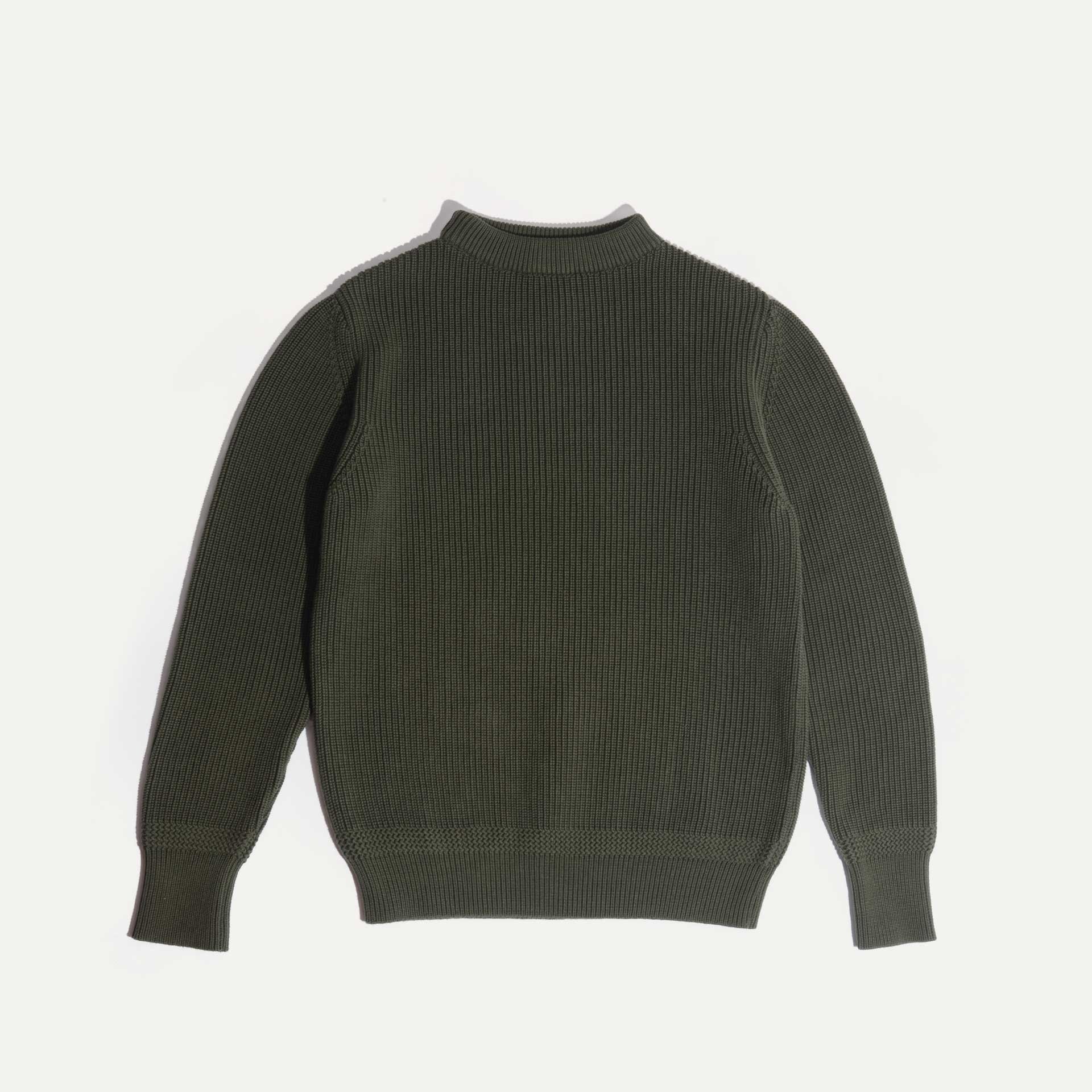 Pull Marin Cancale - Vert Kaki (image n°1)