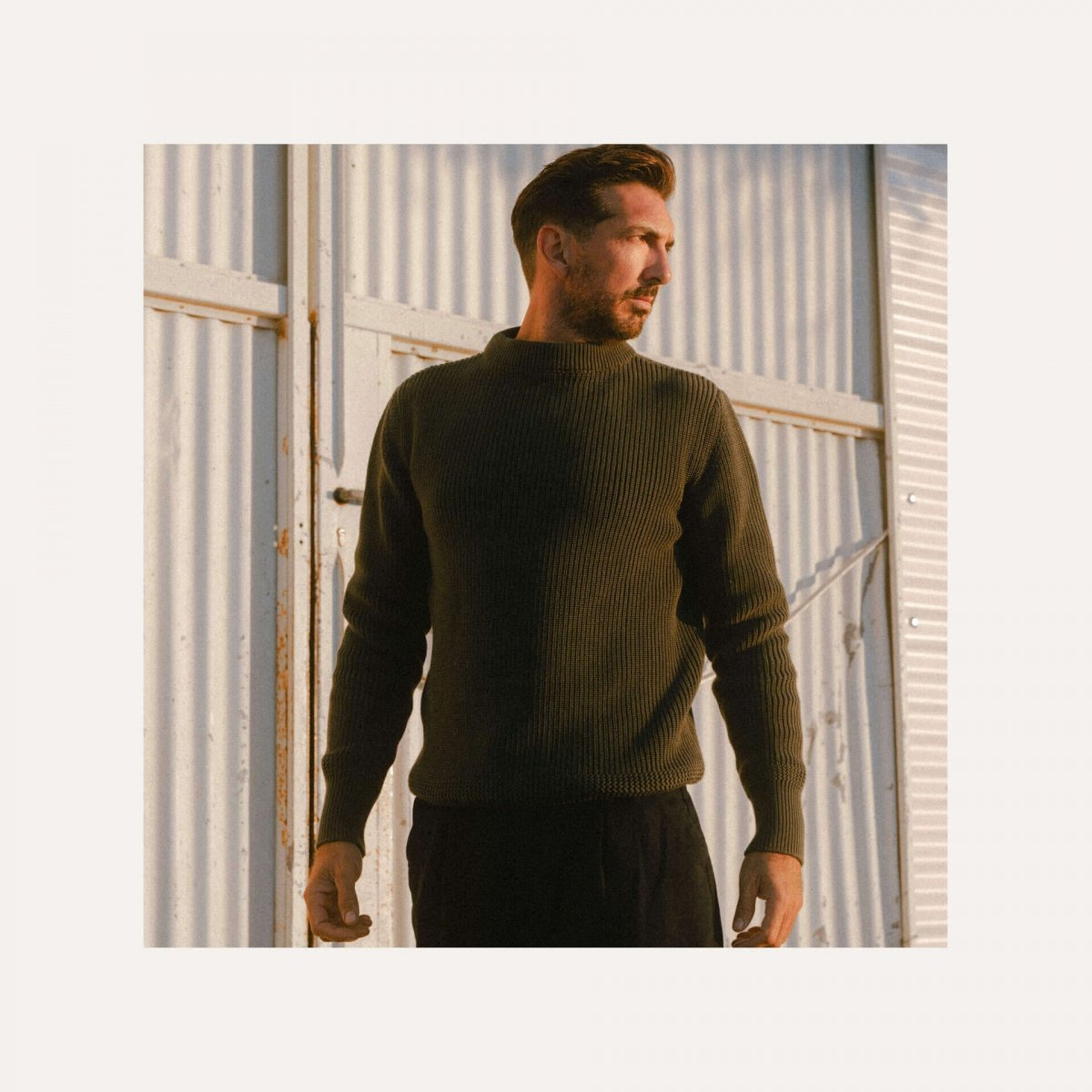 Pull Marin Cancale - Vert Kaki (image n°2)