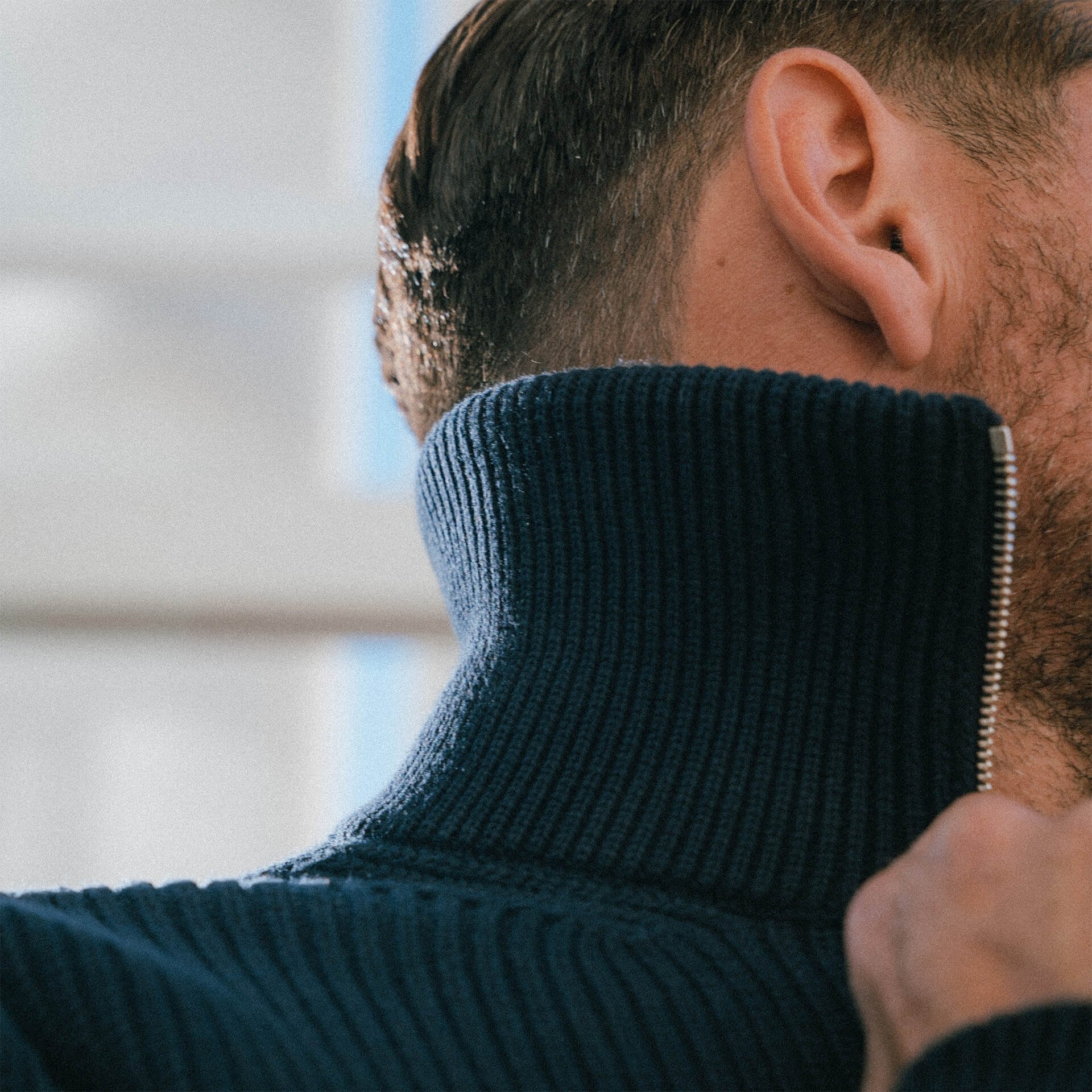 Pull Camionneur Sauzon - Bleu Marine (image n°8)