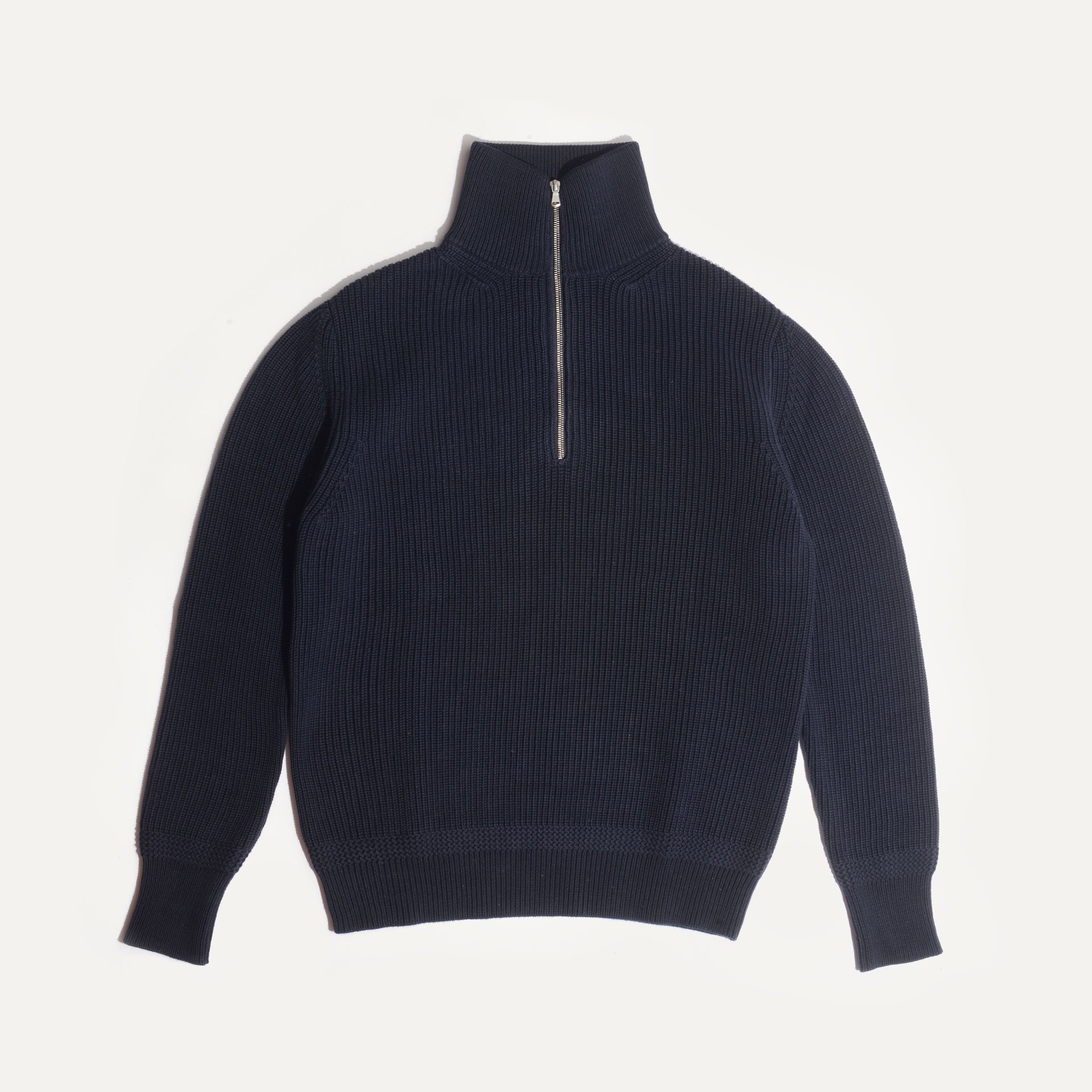 Sauzon Trucker Sweater - Navy Blue (image n°1)