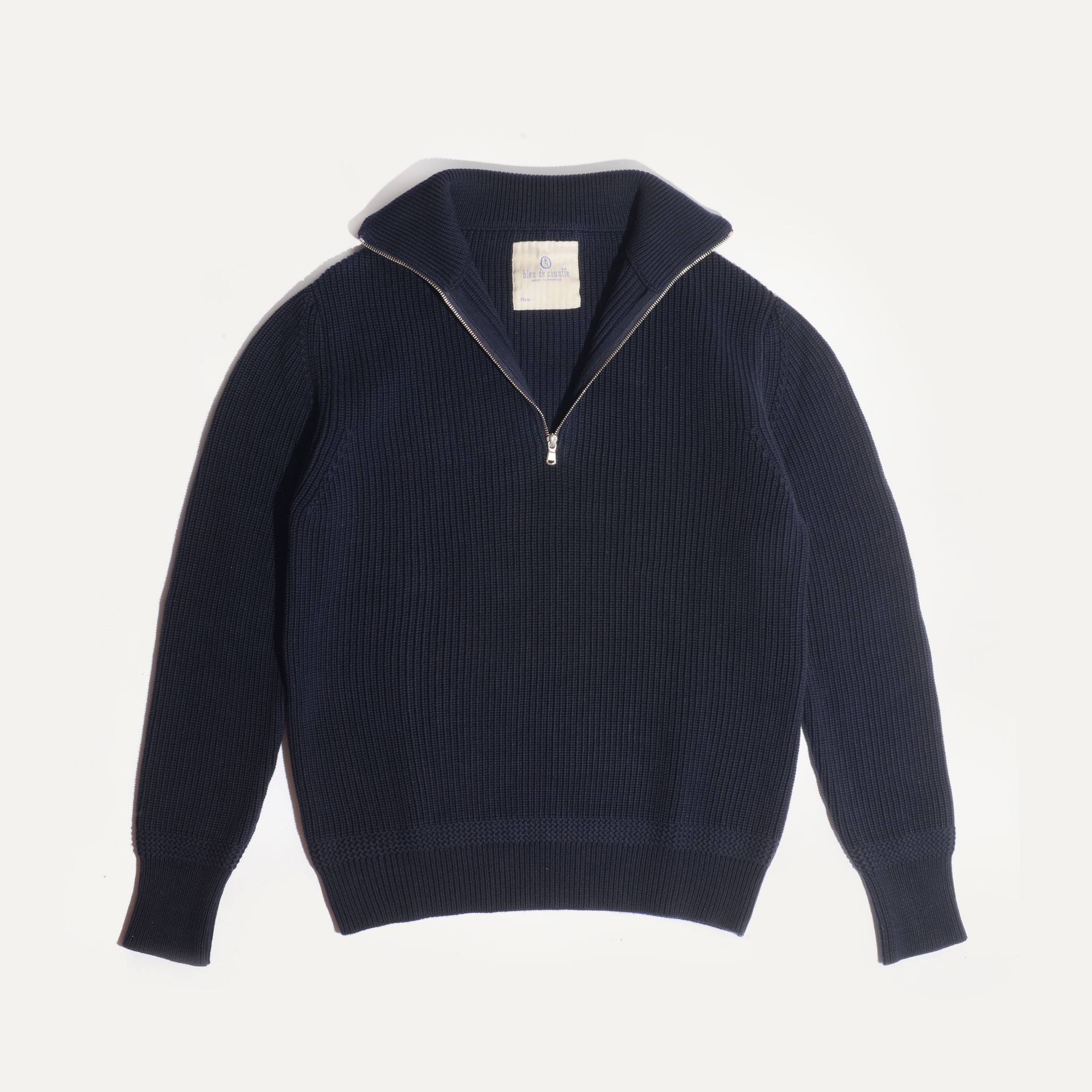 Trucker Pullover Sauzon - Marineblau (image n°3)