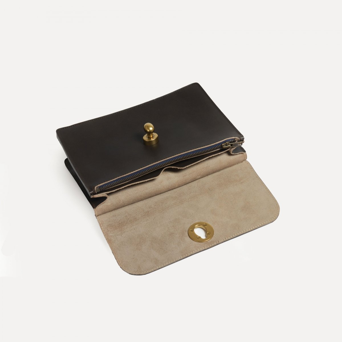 Clutch-Tasche Sacoche – Grau (image n°5)