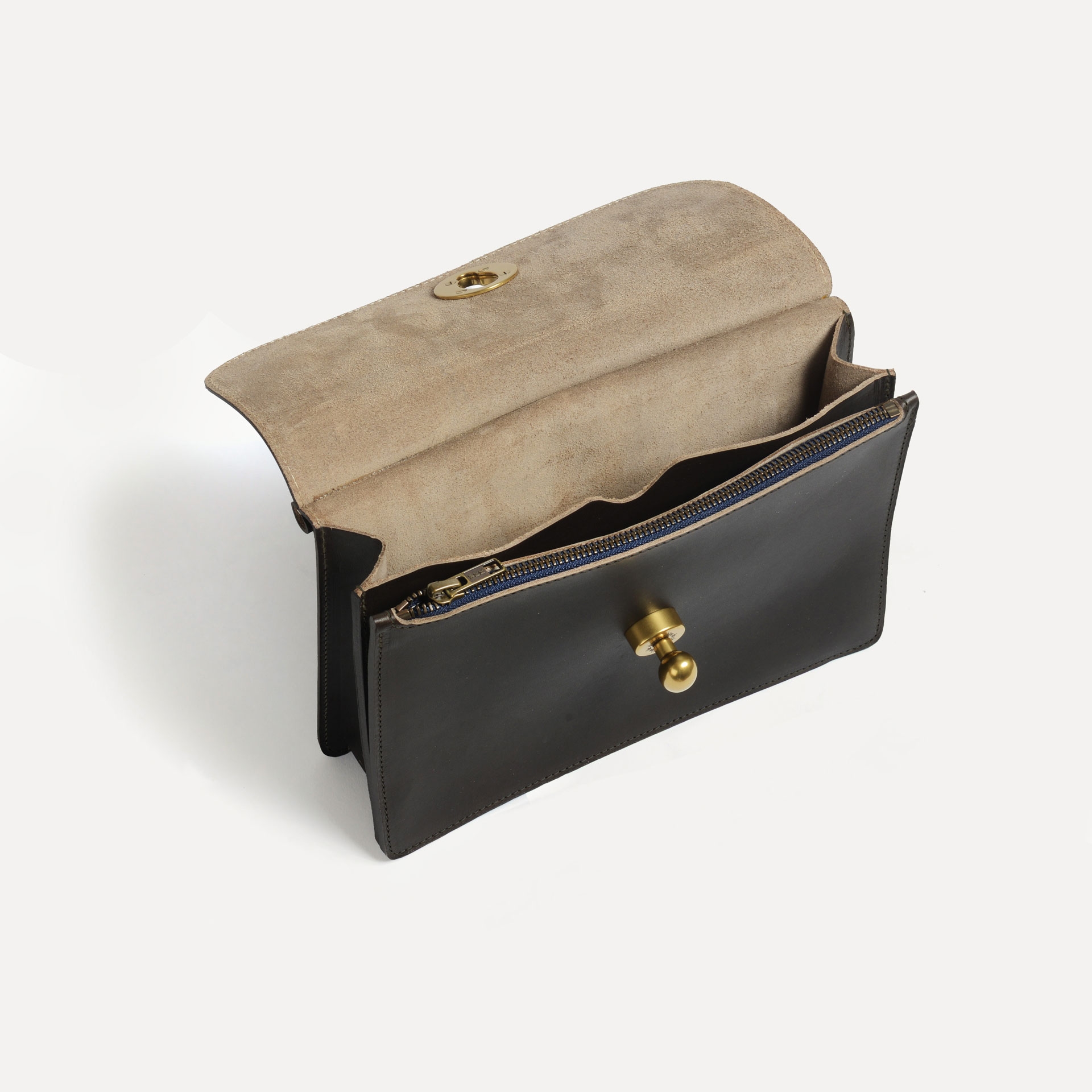 Clutch-Tasche Sacoche – Grau (image n°6)