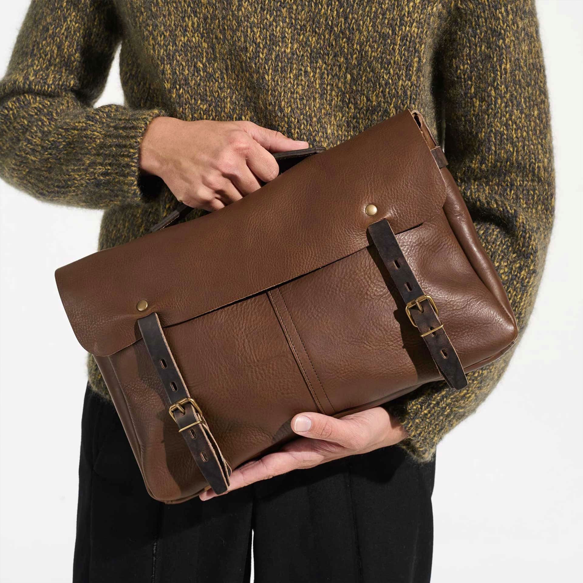 Justin Klempnertasche - Bernsteinbraun (image n°4)