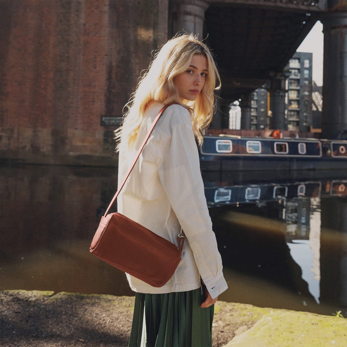 Mini Baluchon bag - Amber Brown (image n°5)