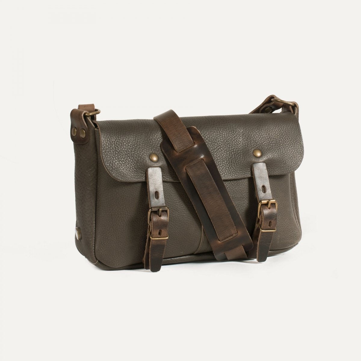 Sac Plombier Léo - Marron Kaki (Smog) (image n°2)