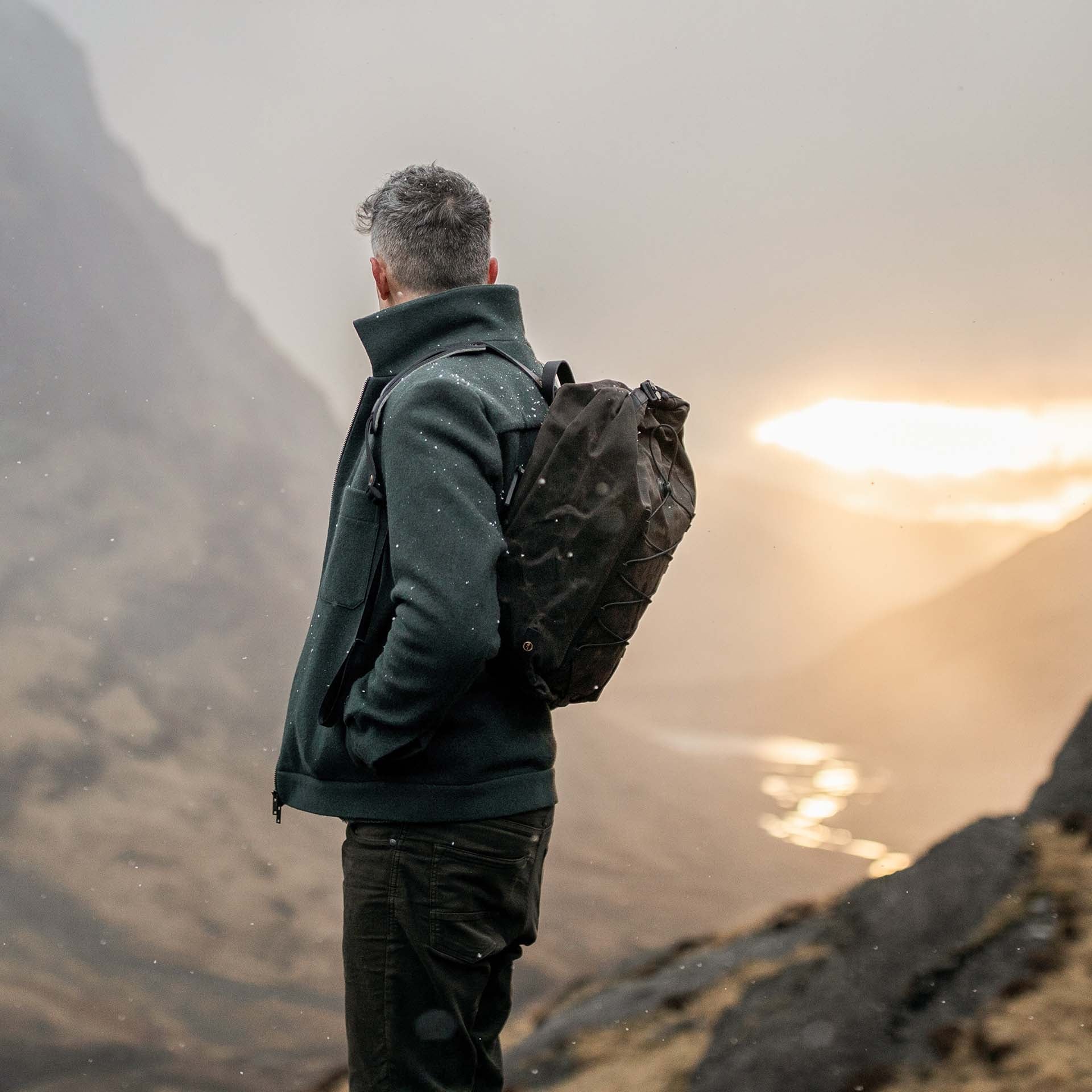 Météore backpack - Khaki waxed (image n°5)
