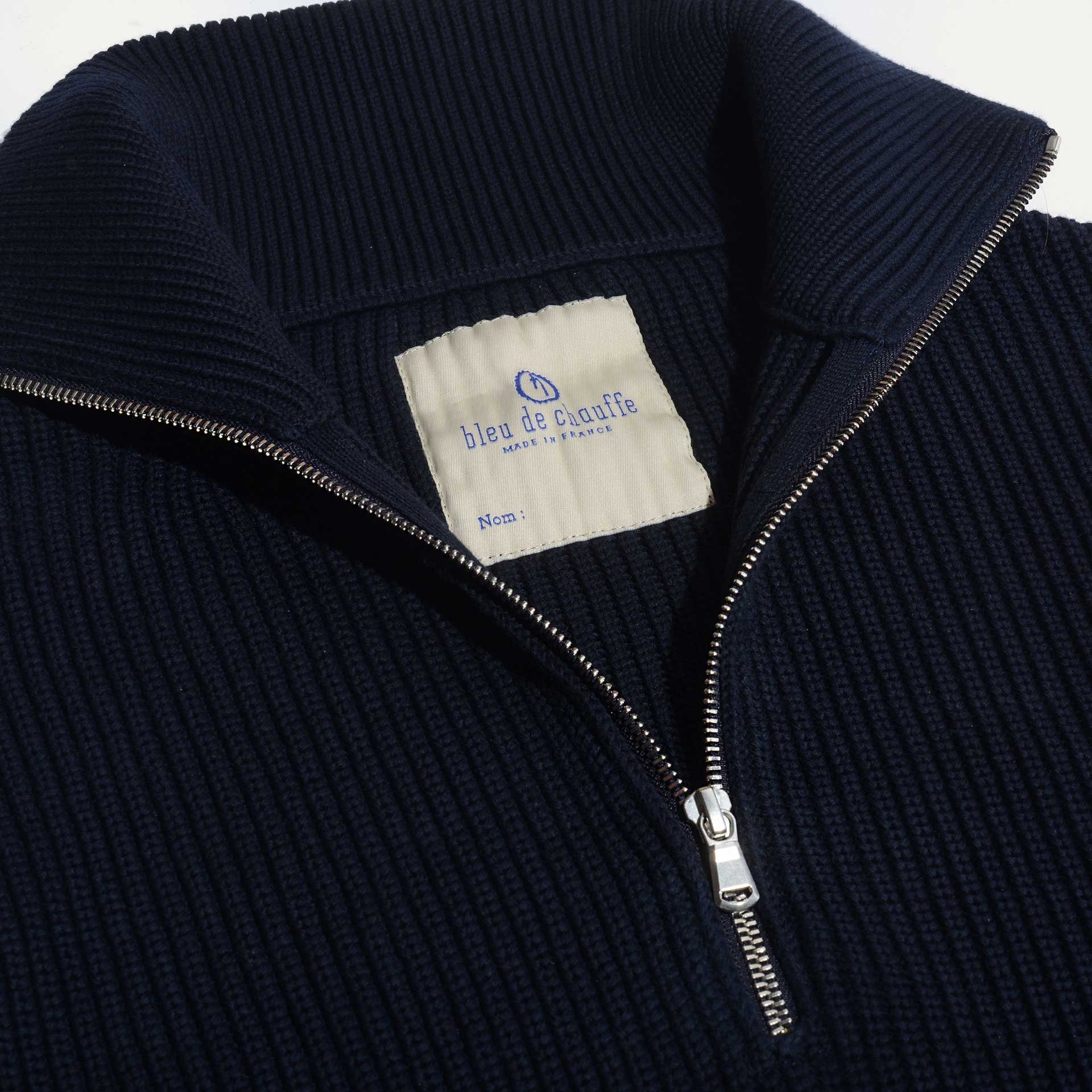 Sauzon Trucker Sweater - Navy Blue (image n°11)