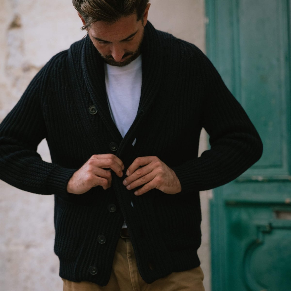 Doëlan cardigan - Navy Blue (image n°6)