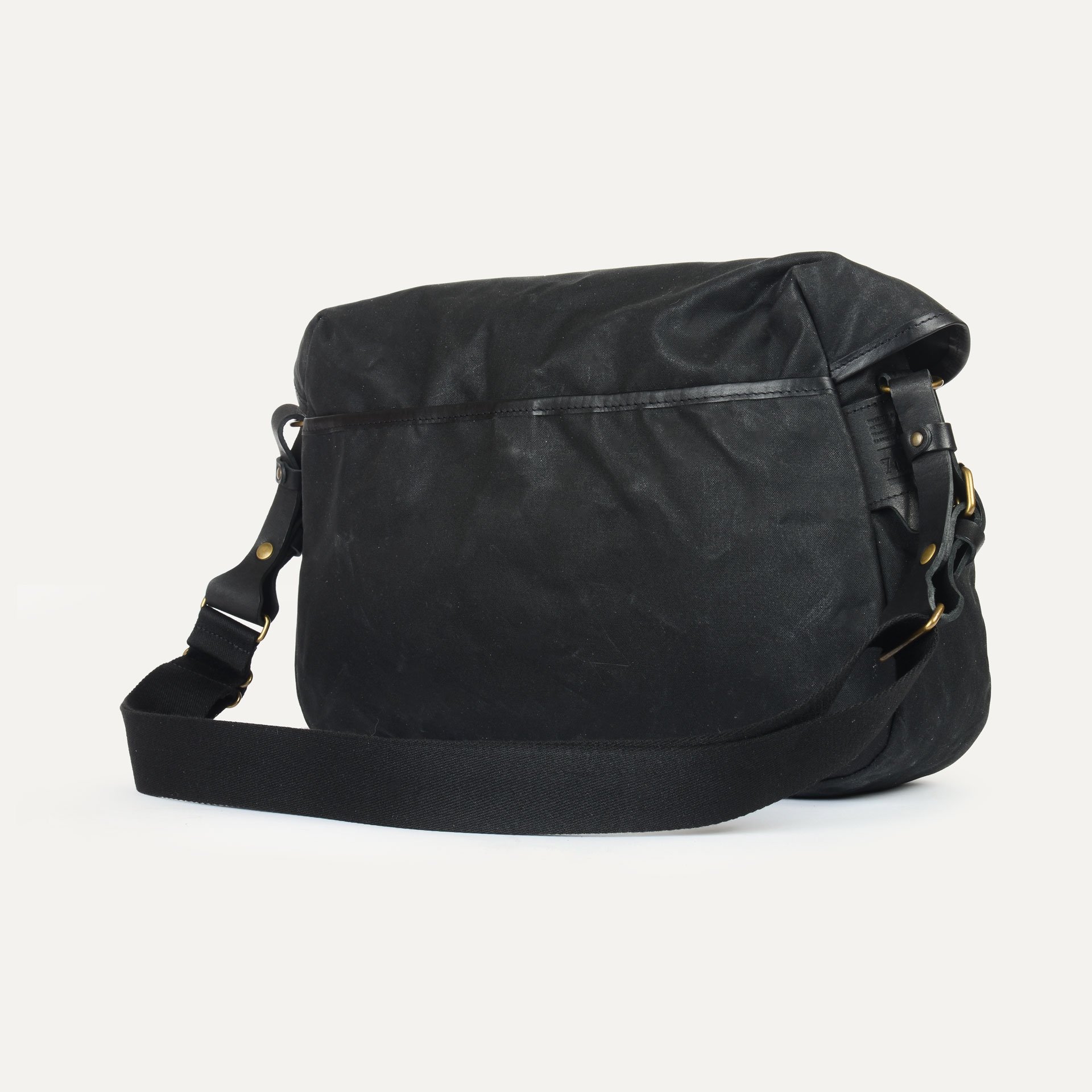 Fisherman's Musette M / Canvas - Black waxed (image n°3)