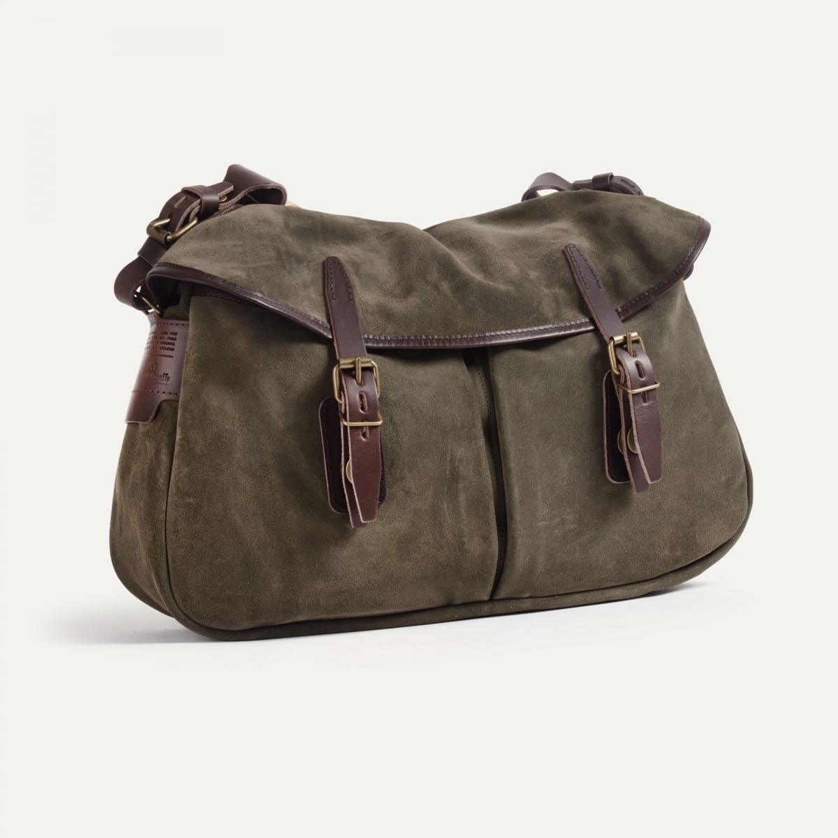 Musette M Fisherman's bag / Suede - Musk (image n°2)