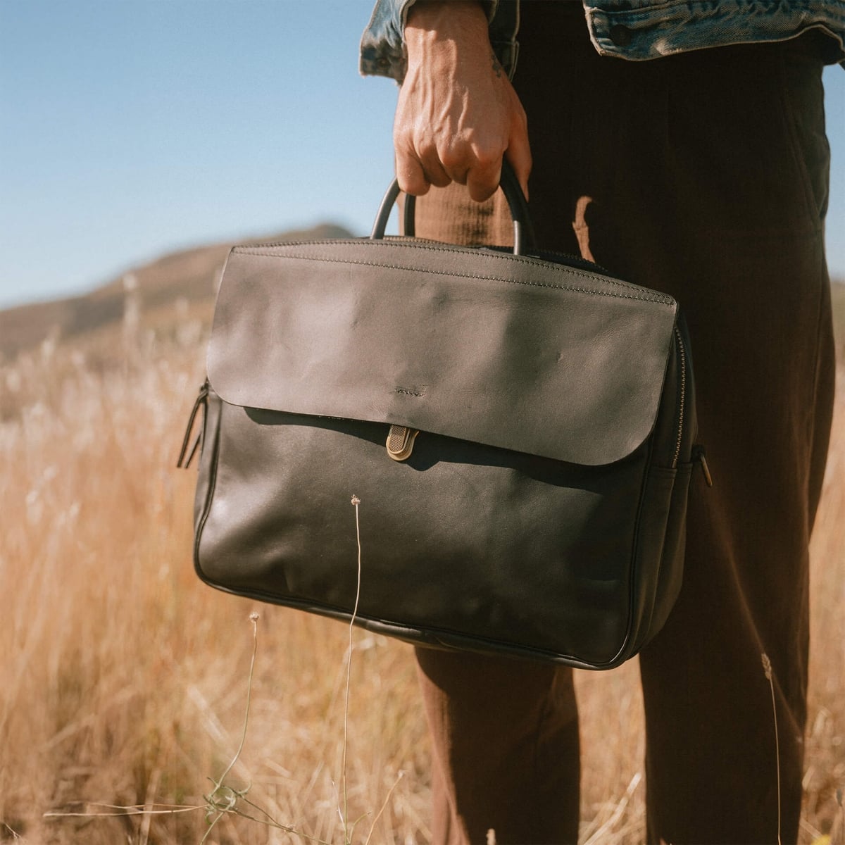 Business-Tasche Zeppo liscio – Schwarz (Bild Nr. 8)