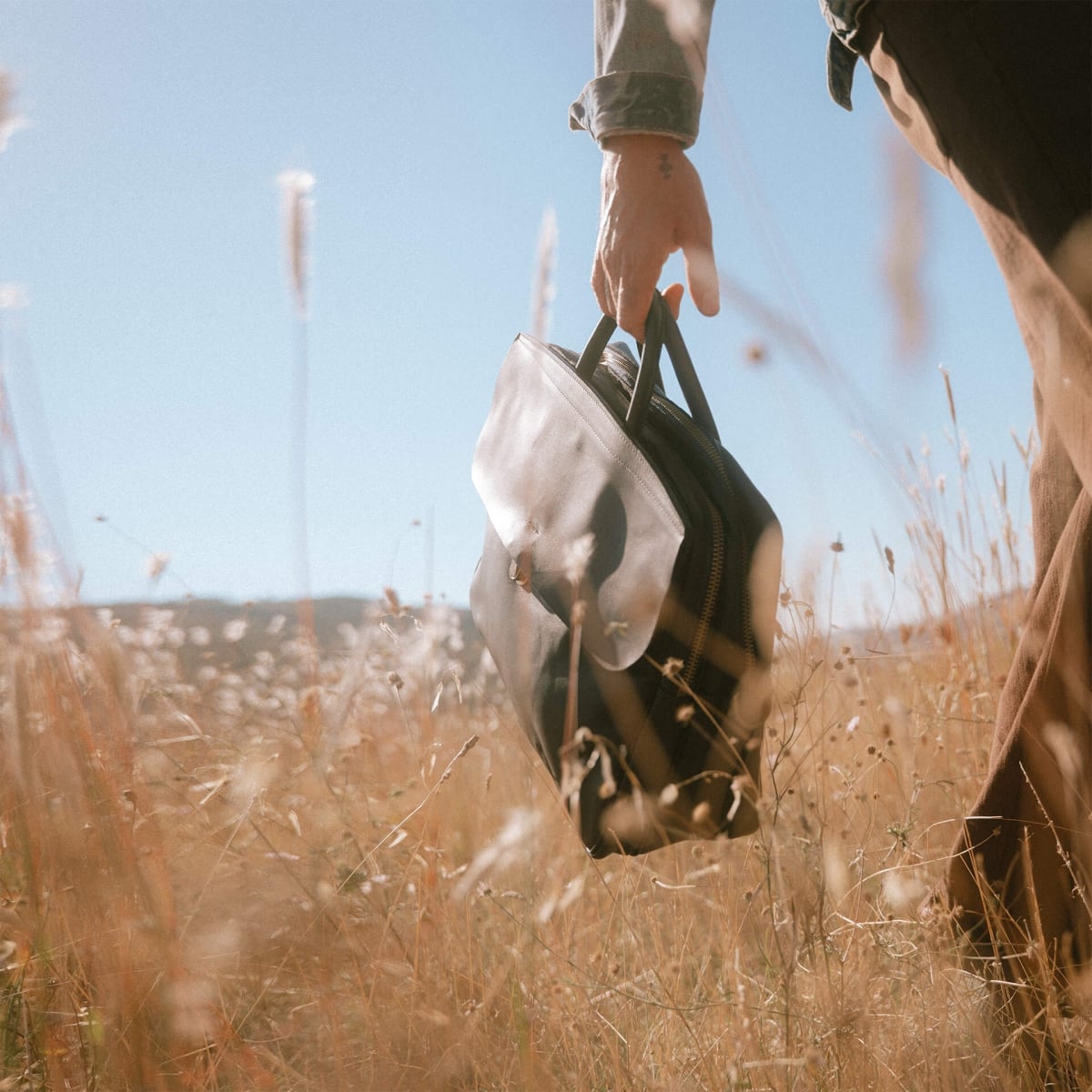 Businesstasche Zeppo liscio – Schwarz (image n°9)