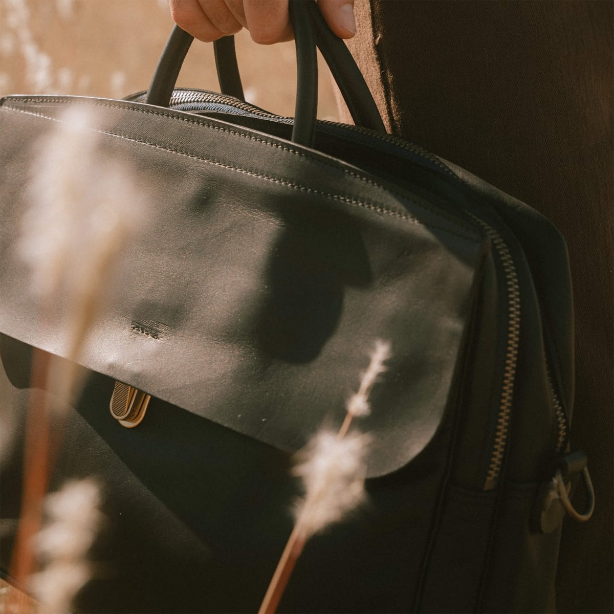 Business-Tasche Zeppo liscio – Schwarz (Bild Nr. 7)