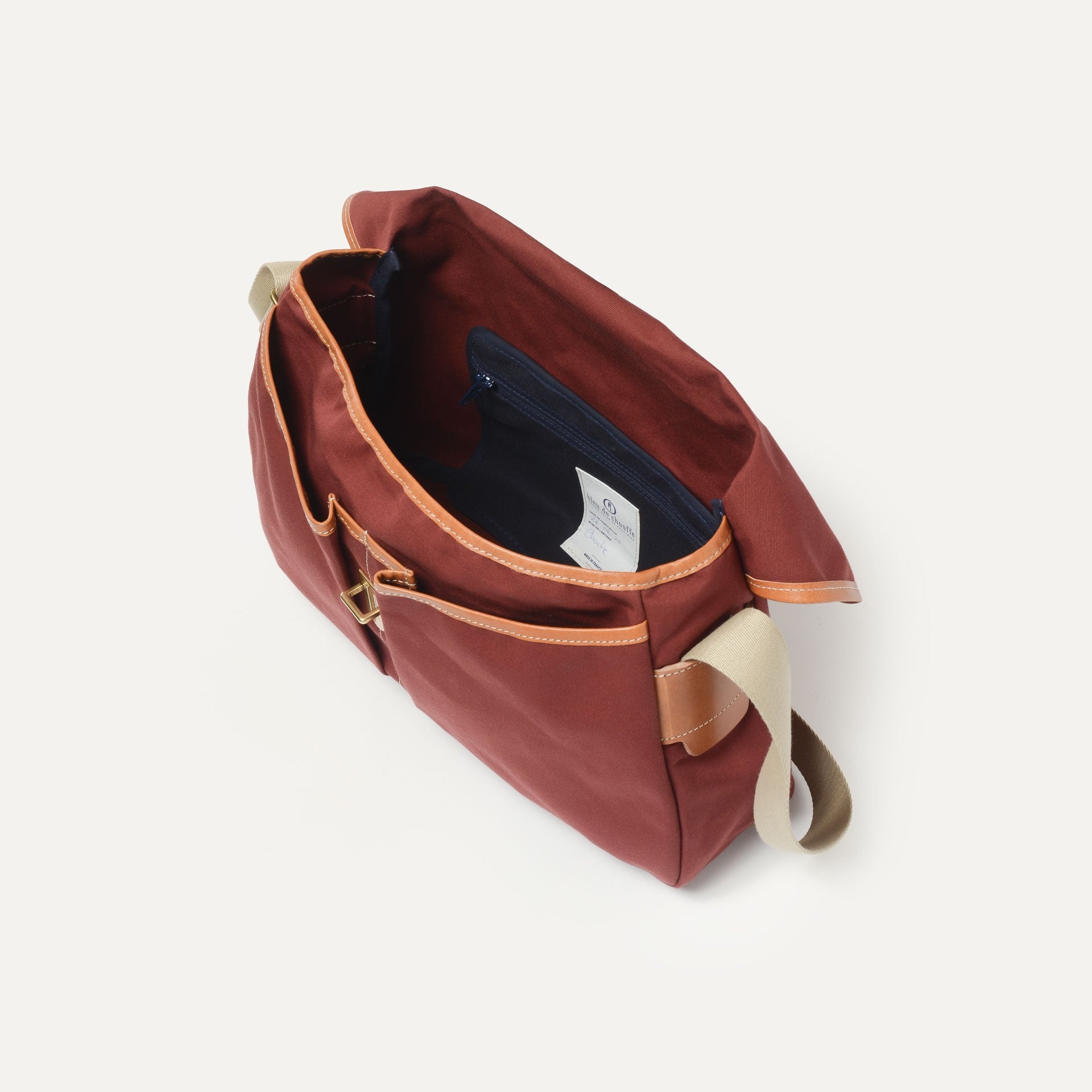 Léon messenger bag - Cardinal red (image n°4)