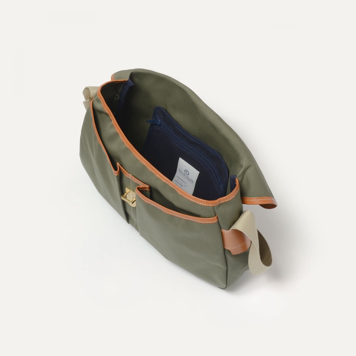 Léon messenger bag - Lichen (image n°4)