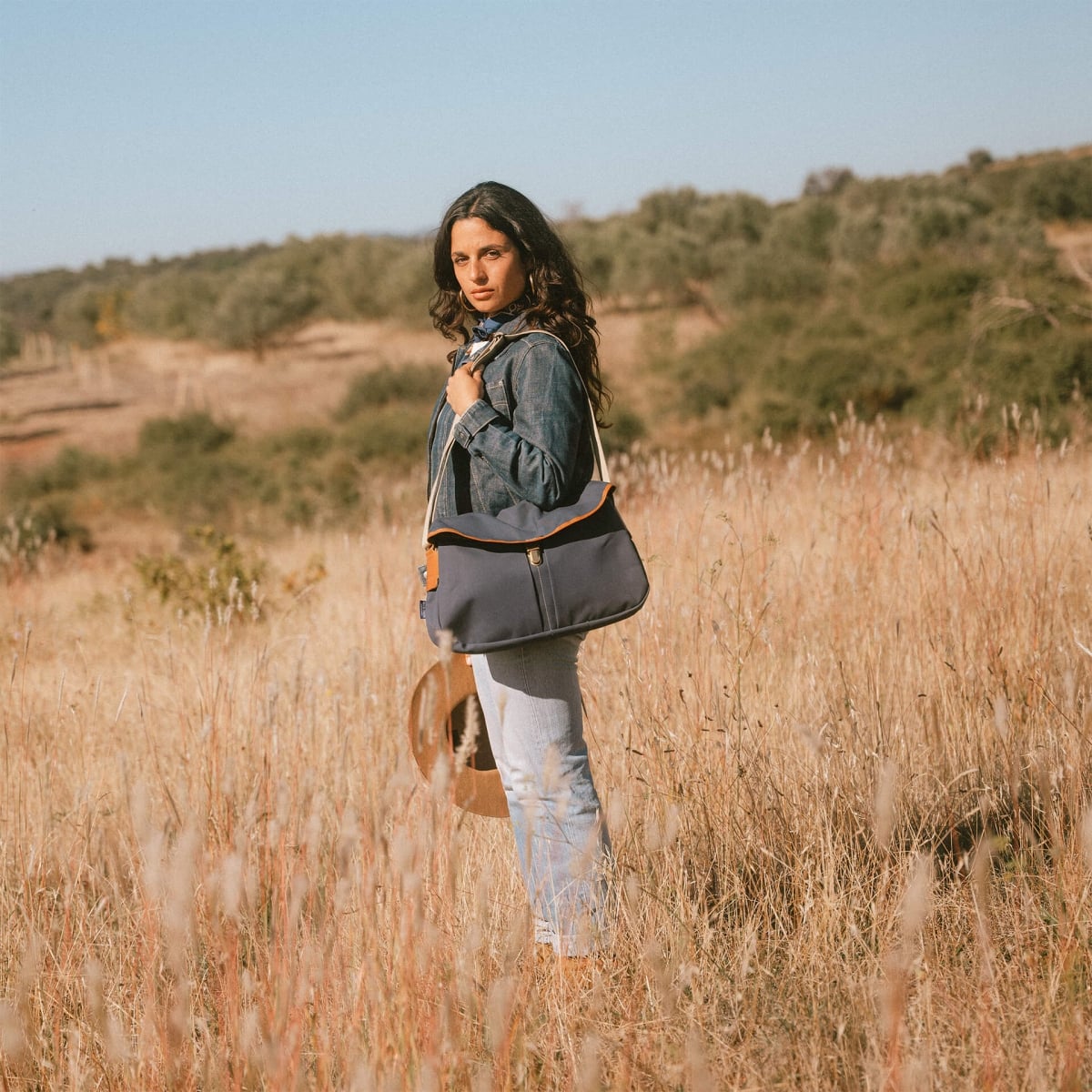 Umhängetasche Léon – Marineblau (Bild Nr. 7)