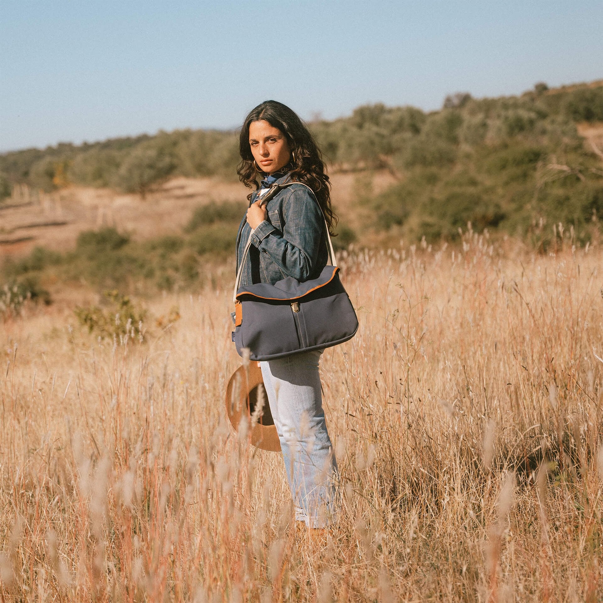 Umhängetasche Léon – Marineblau (Bild Nr. 7)