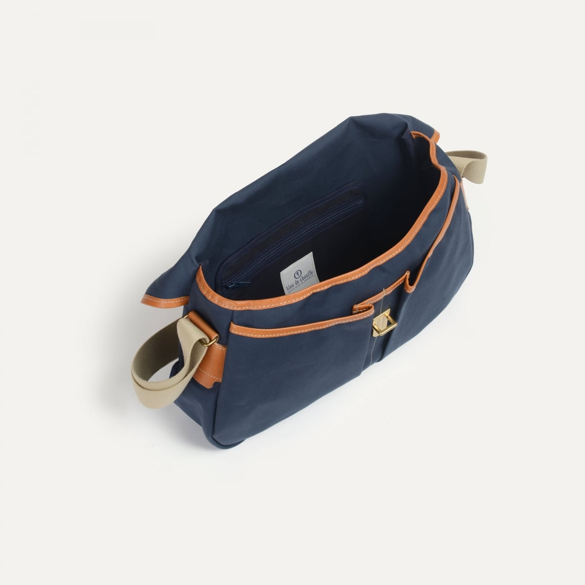 Léon messenger bag - Navy blue (image n°4)