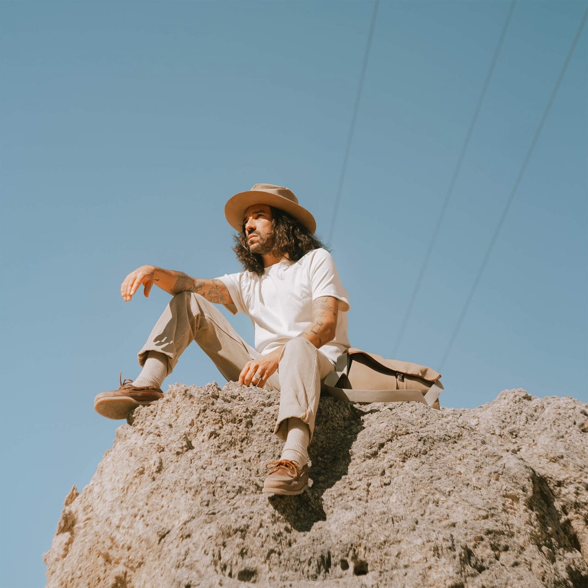 Léon messenger bag - Camel (image n°5)