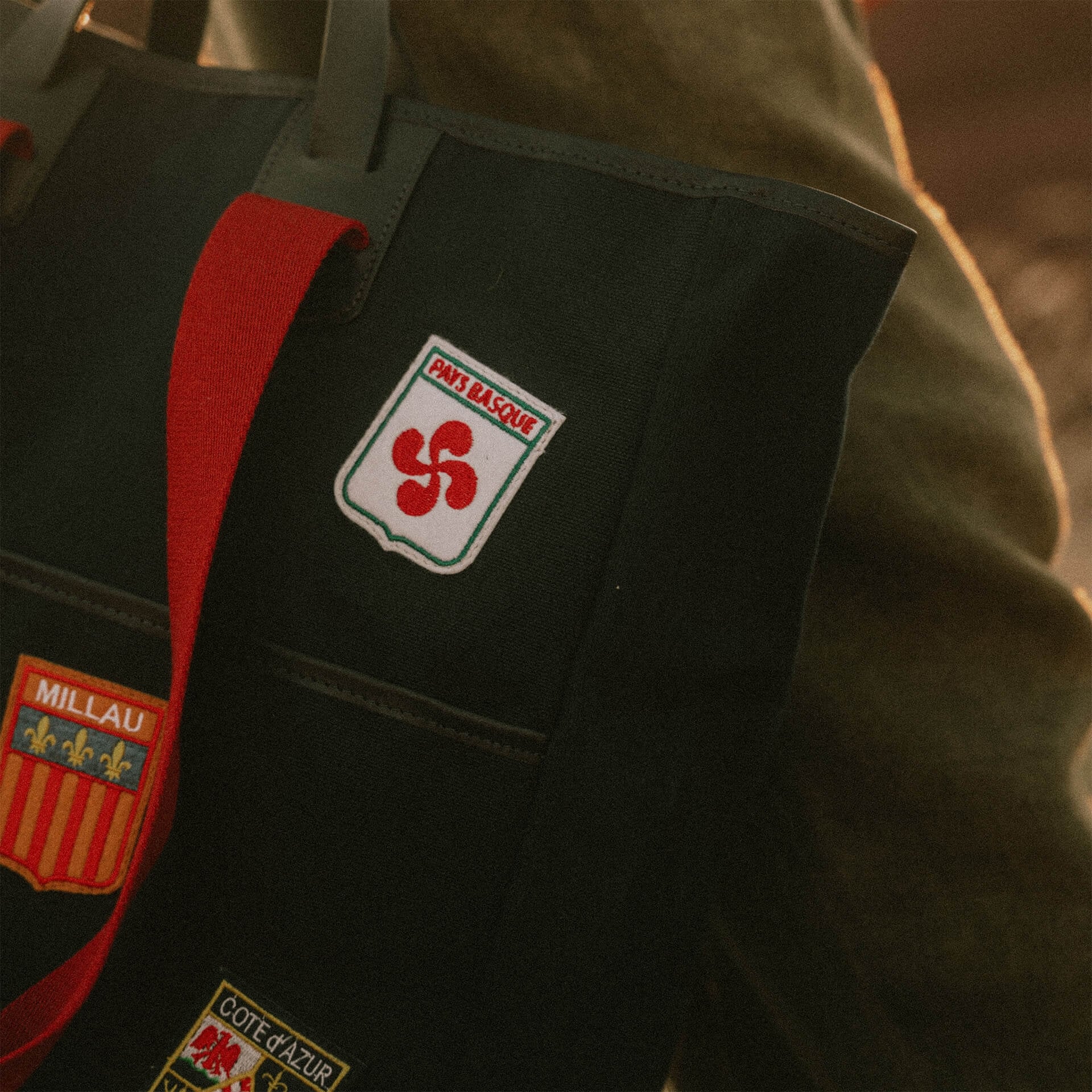 Cabas Musette Meline - Bleu Emblèmes (image n°12)