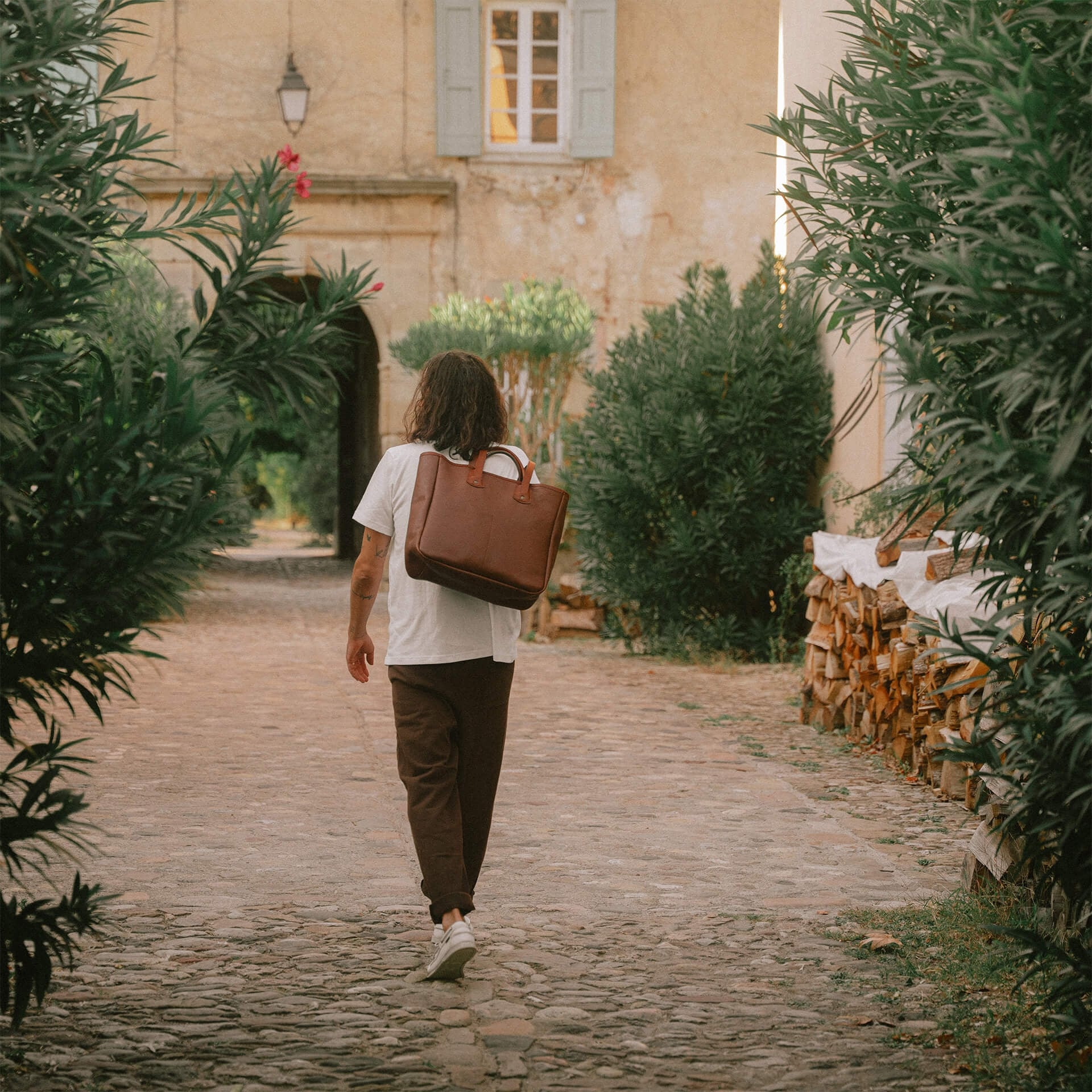 Meline Tote bag - Amber Brown (image n°6)
