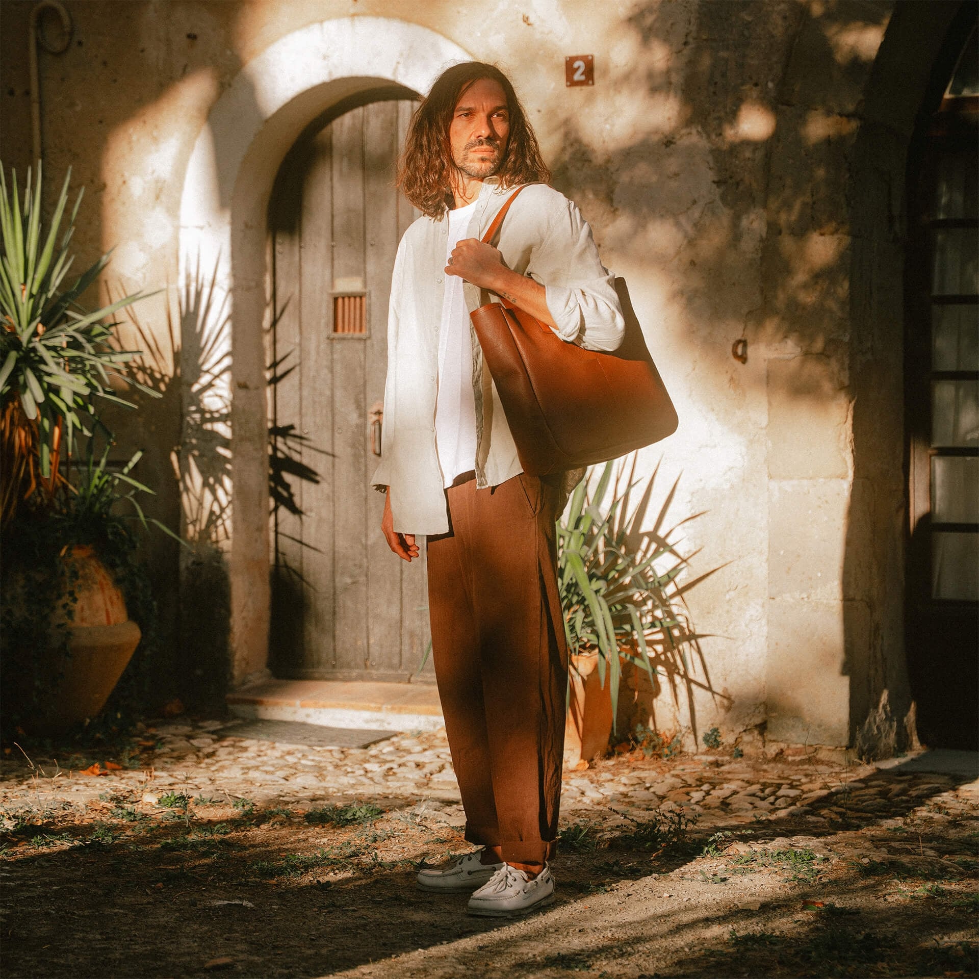 Meline Tote bag - Amber Brown (image n°7)