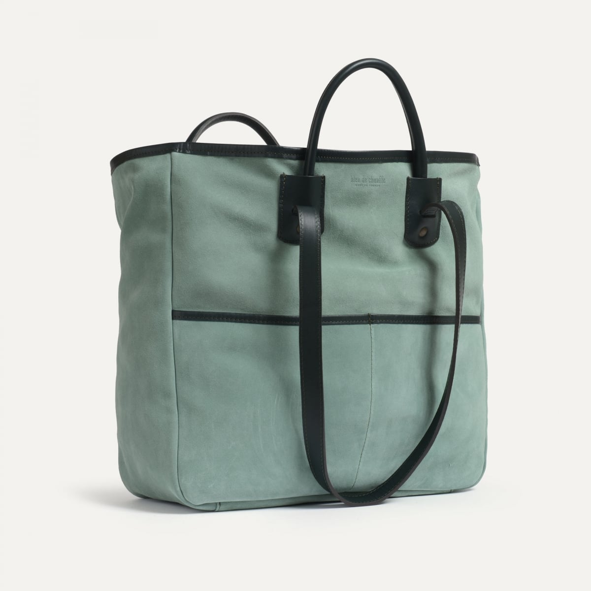 Meline Tote bag / Suede - Jade Green (image n°2)