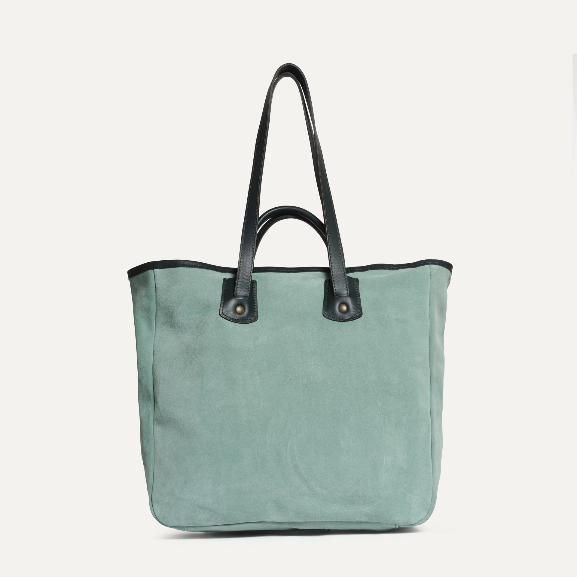 Meline Tote bag / Suede - Jade Green (image n°3)