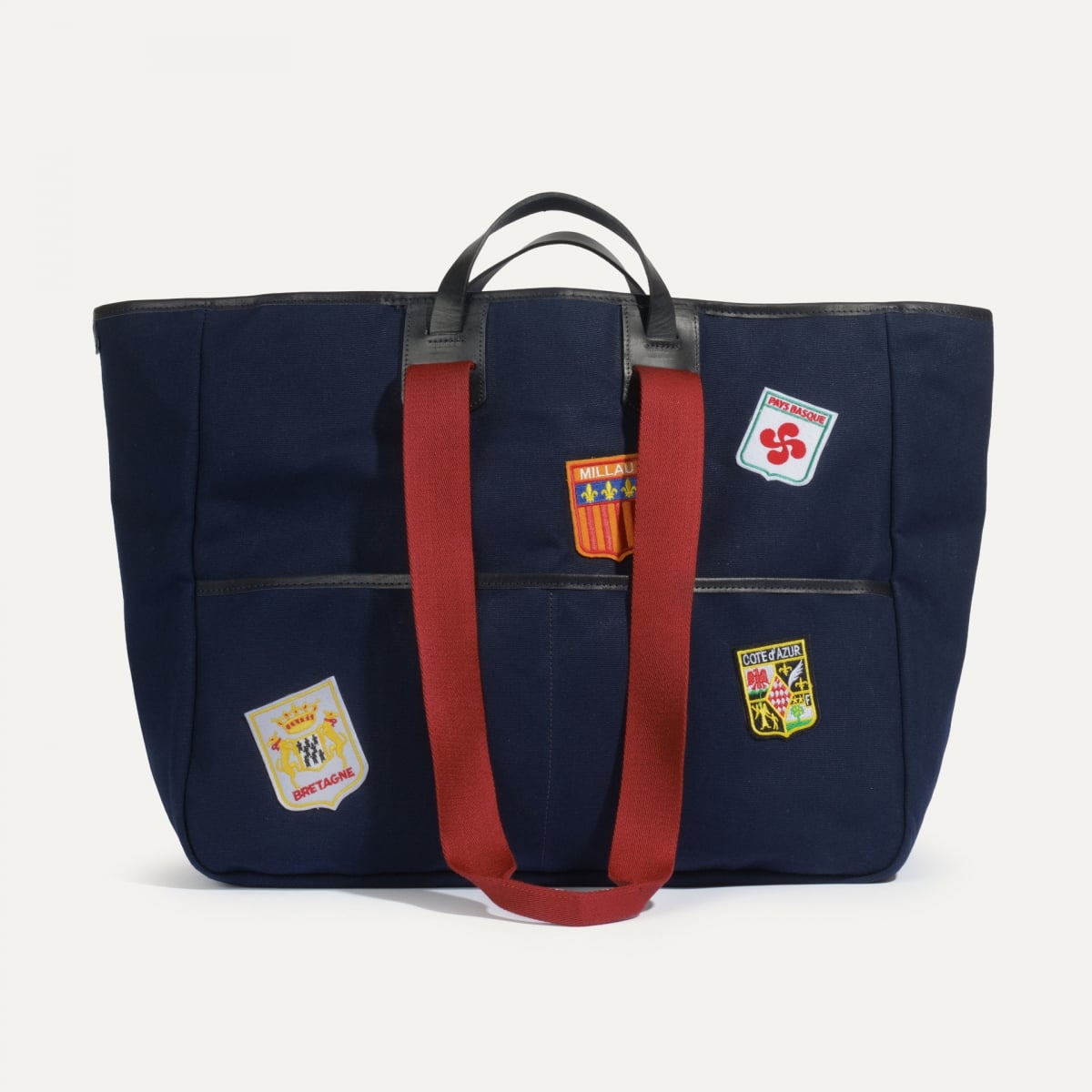 Mélo 48H Tote Bag - Blue emblems (image n°1)