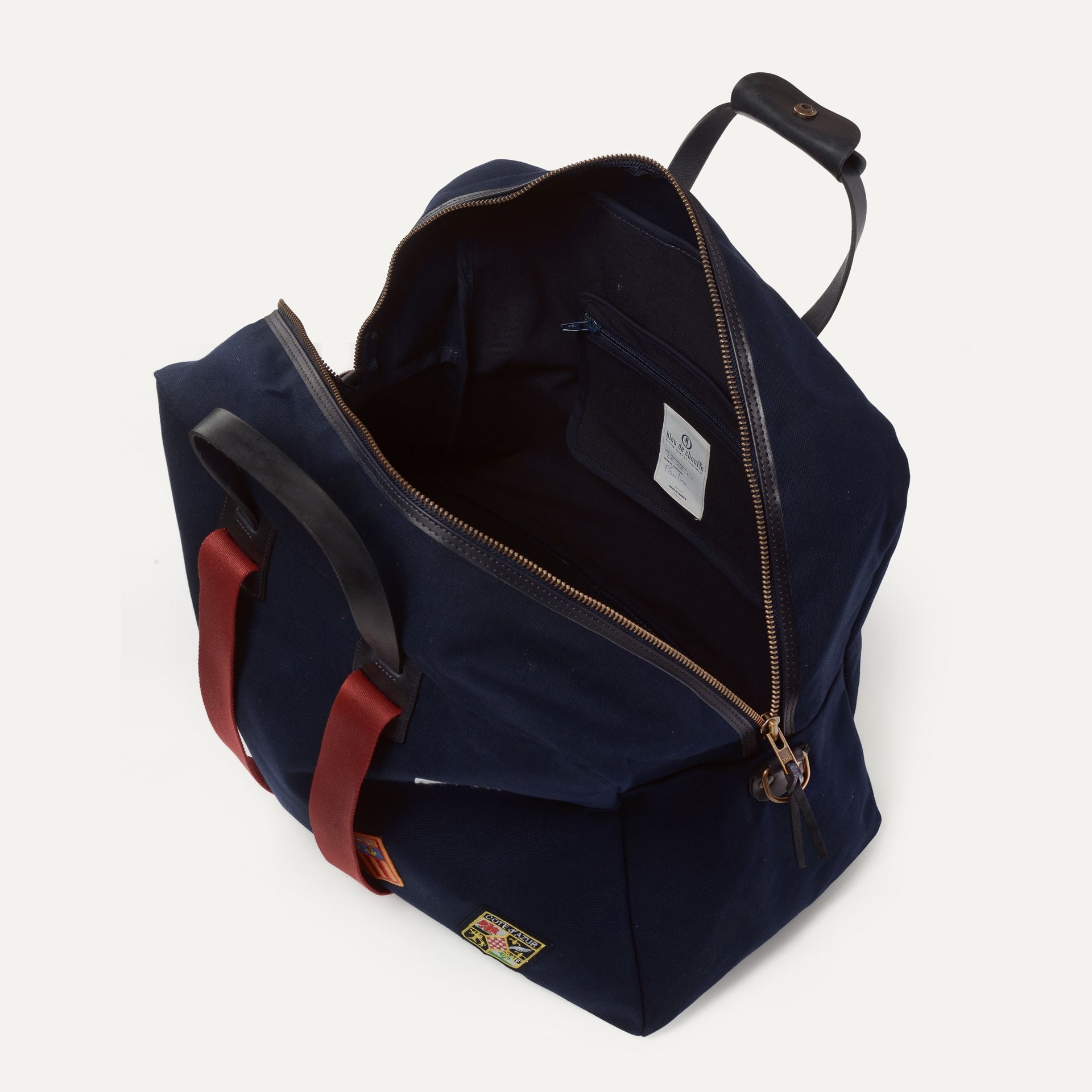 Reisetasche Missak - Blau mit Emblemen (image n°4)