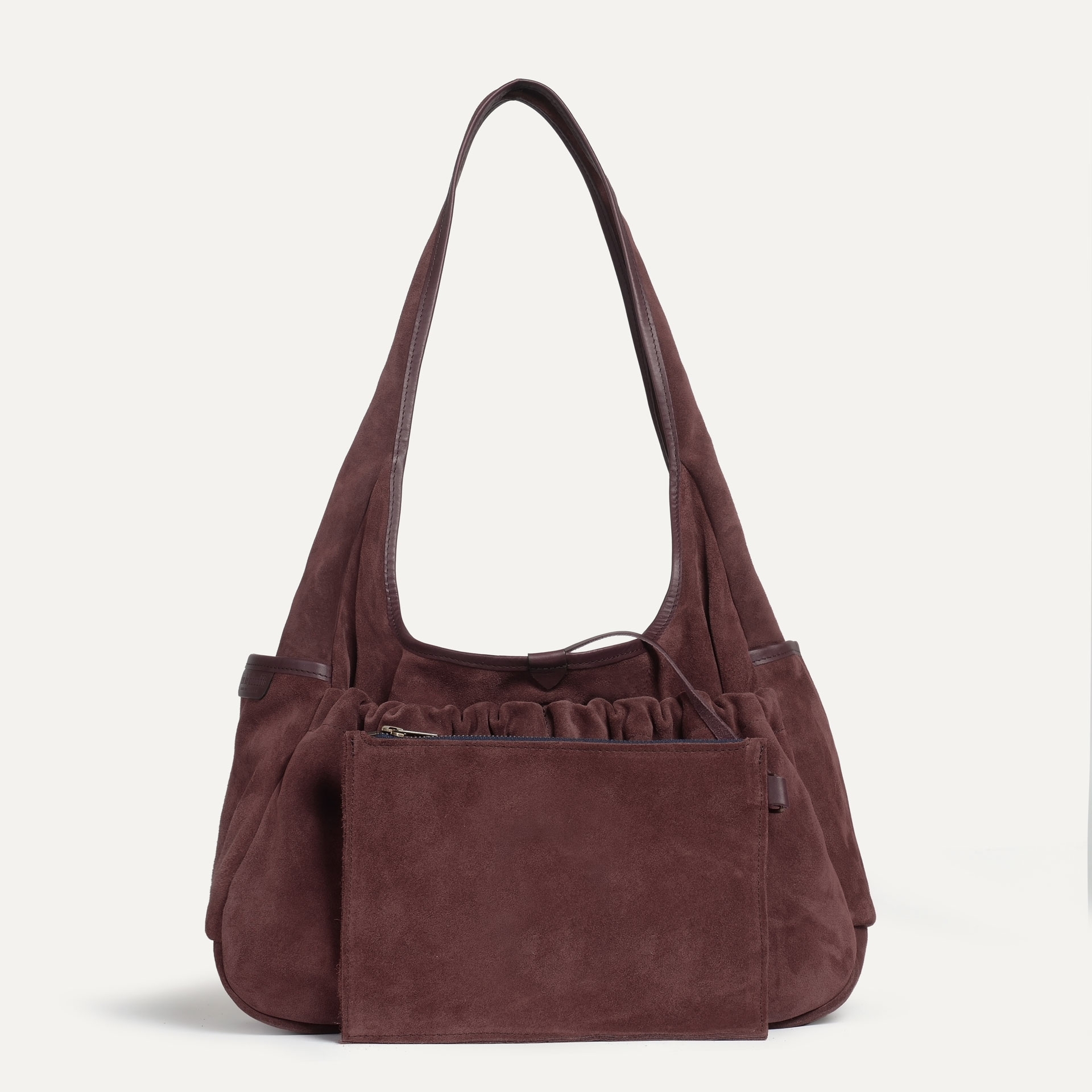 Sac épaule Paula - Marron Rubis (image n°3)