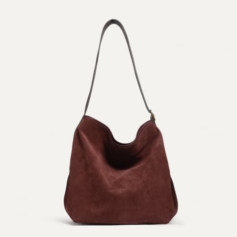 Sofia bucket bag - Ruby brown