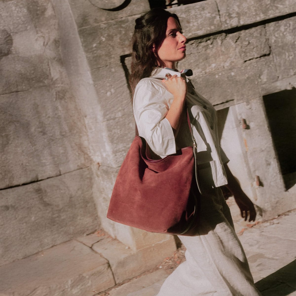 Beuteltasche Sofia – Rubinbraun (Bild Nr. 6)