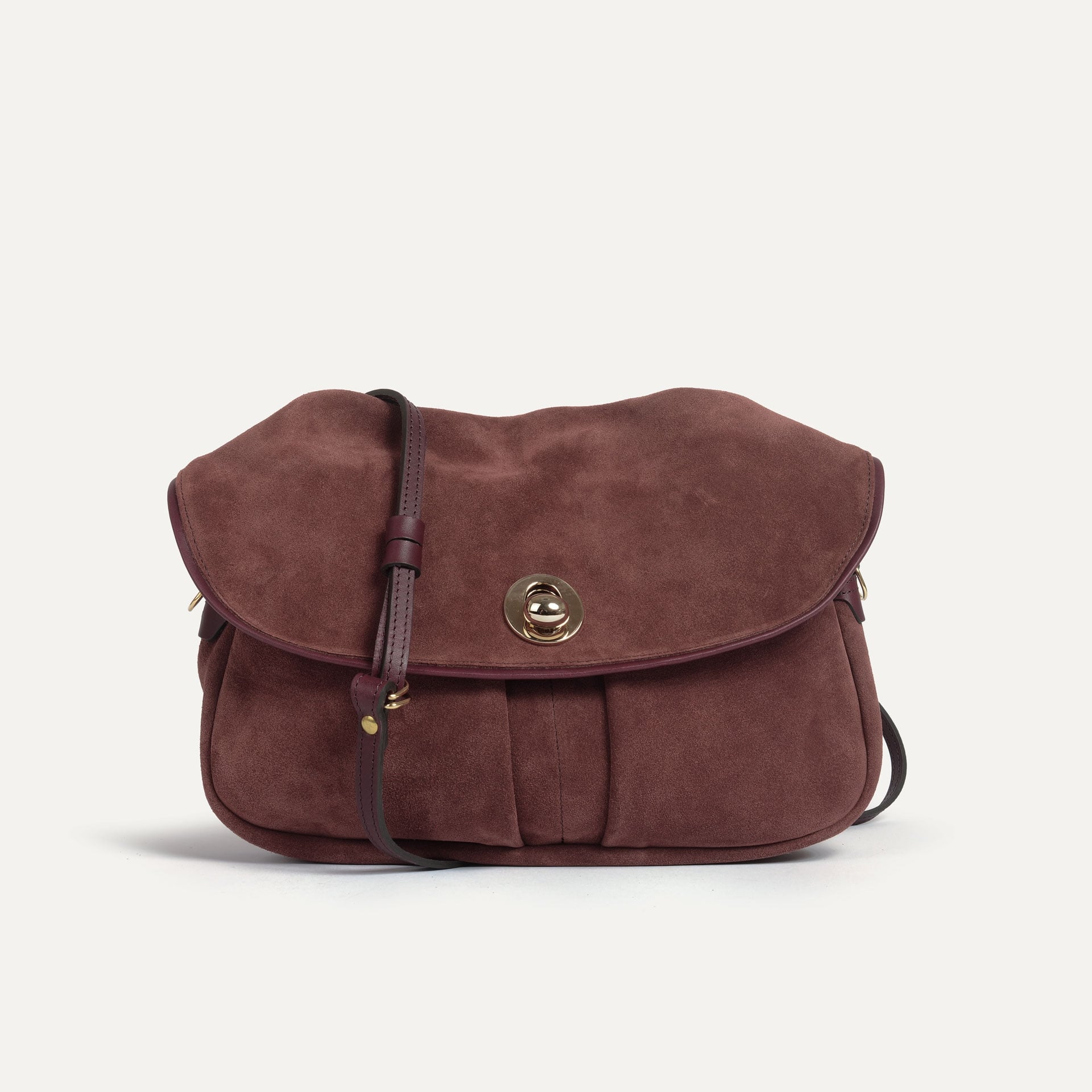 Soft musette S Janice - Rubinbraun (image n°3)