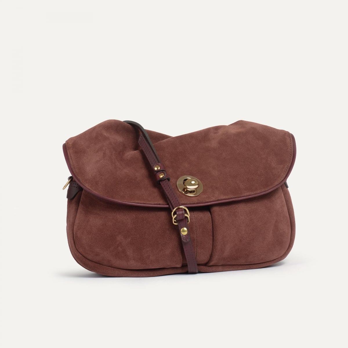 Soft musette S Janice - Rubinbraun (image n°4)