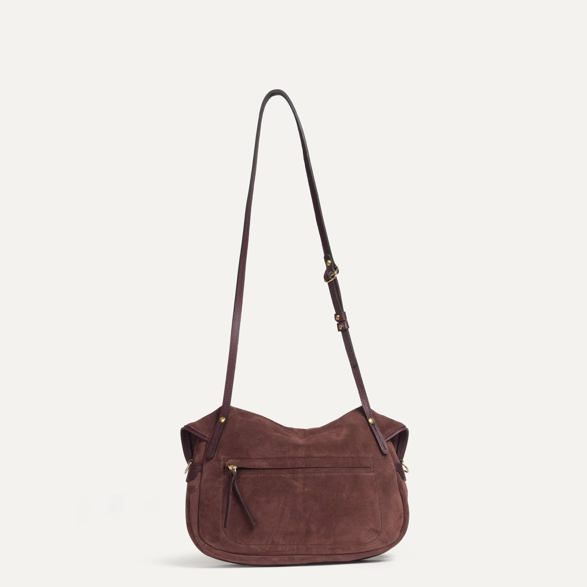 Soft musette S Janice - Rubinbraun (image n°5)