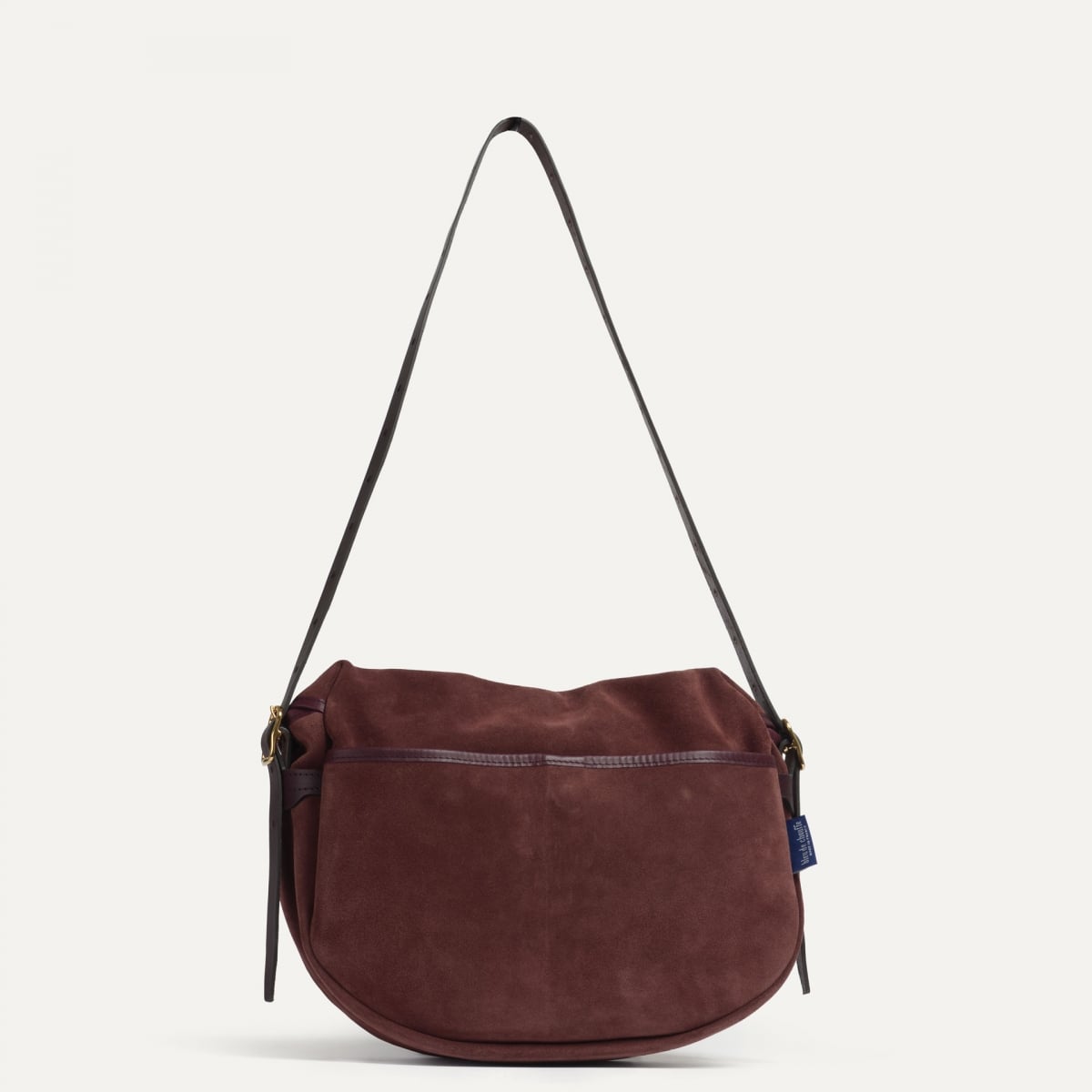 Margot half moon fisherman's bag - Ruby brown (image n°3)